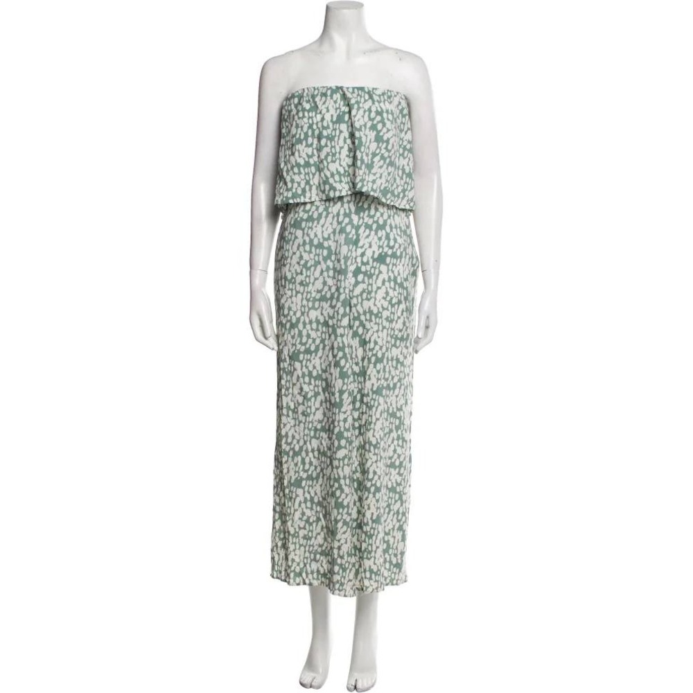 L*Space ruffle mint abstract‎ romper pants summer lightweight packable comfy LG